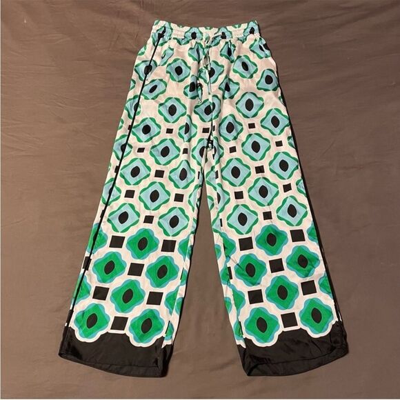 Zara geometric print pant size M EUC - Picture 8 of 9